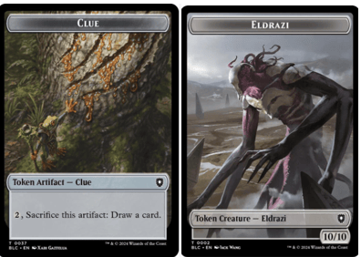 Clue (0037) // Eldrazi (0002) Double-Sided Token